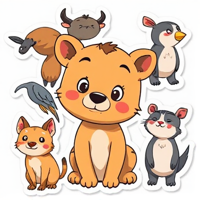 Animal Stickers 9