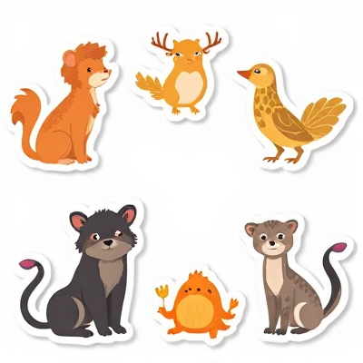 Animal Stickers 8